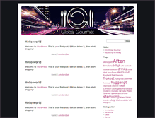 Tablet Screenshot of globalgourmet.dk